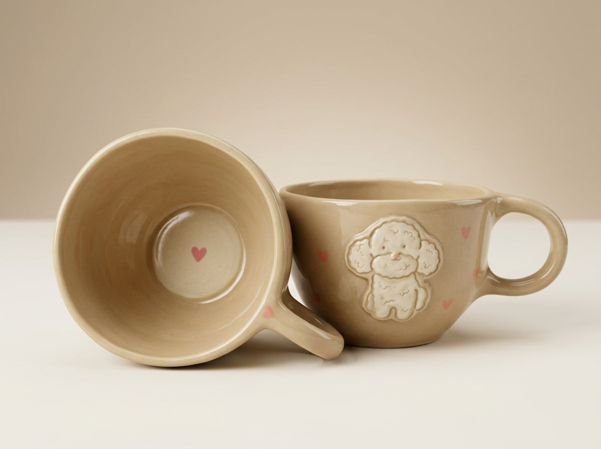Kubek ceramiczny z maltipoo