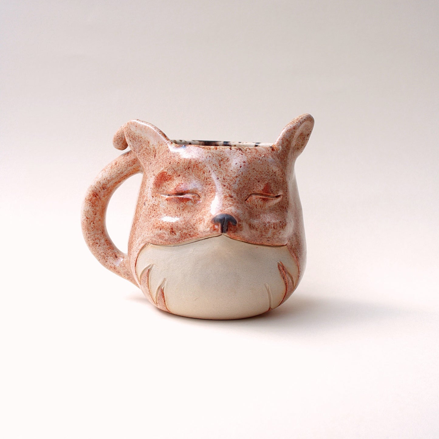 Kubek ceramiczny Lisek – ręcznie robiony Ceramika