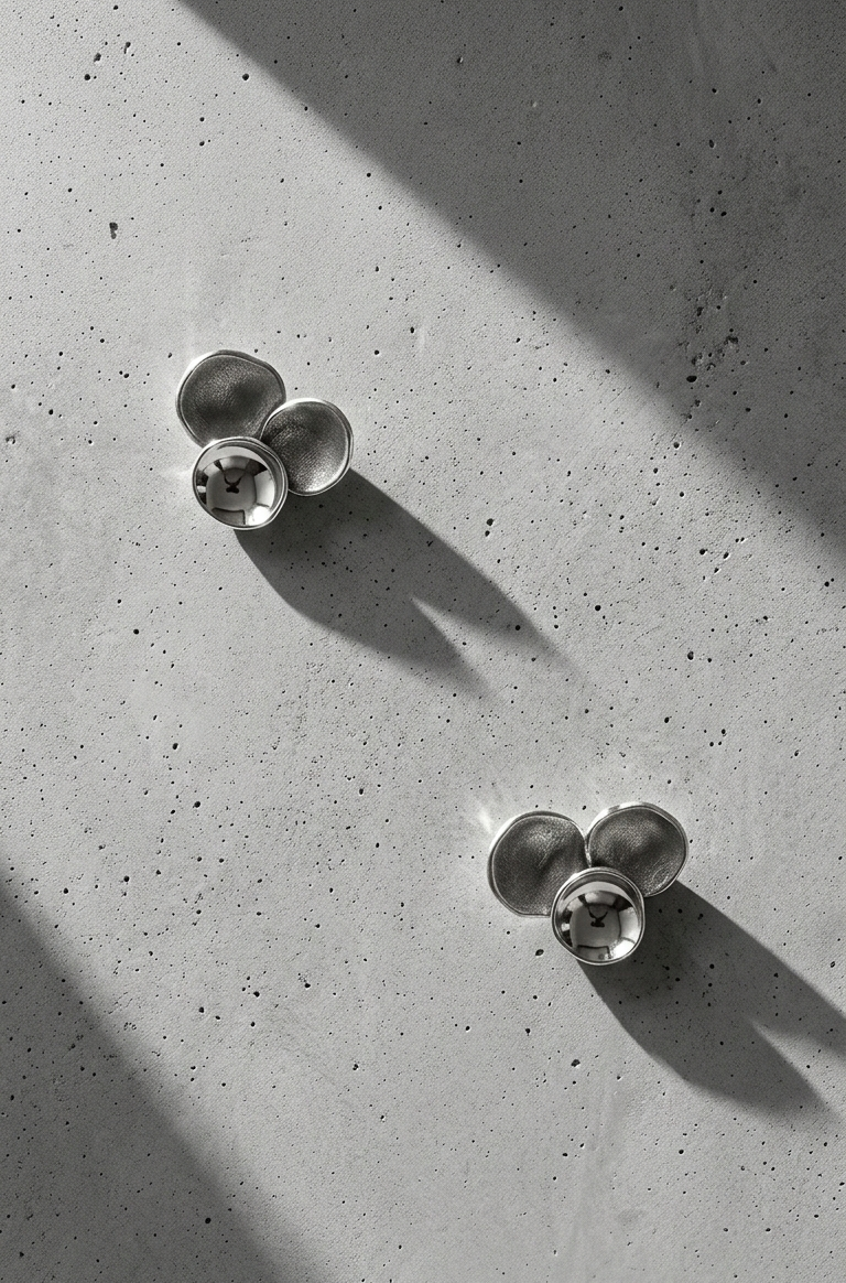 Kolczyki Bąbelki z neizyłbru