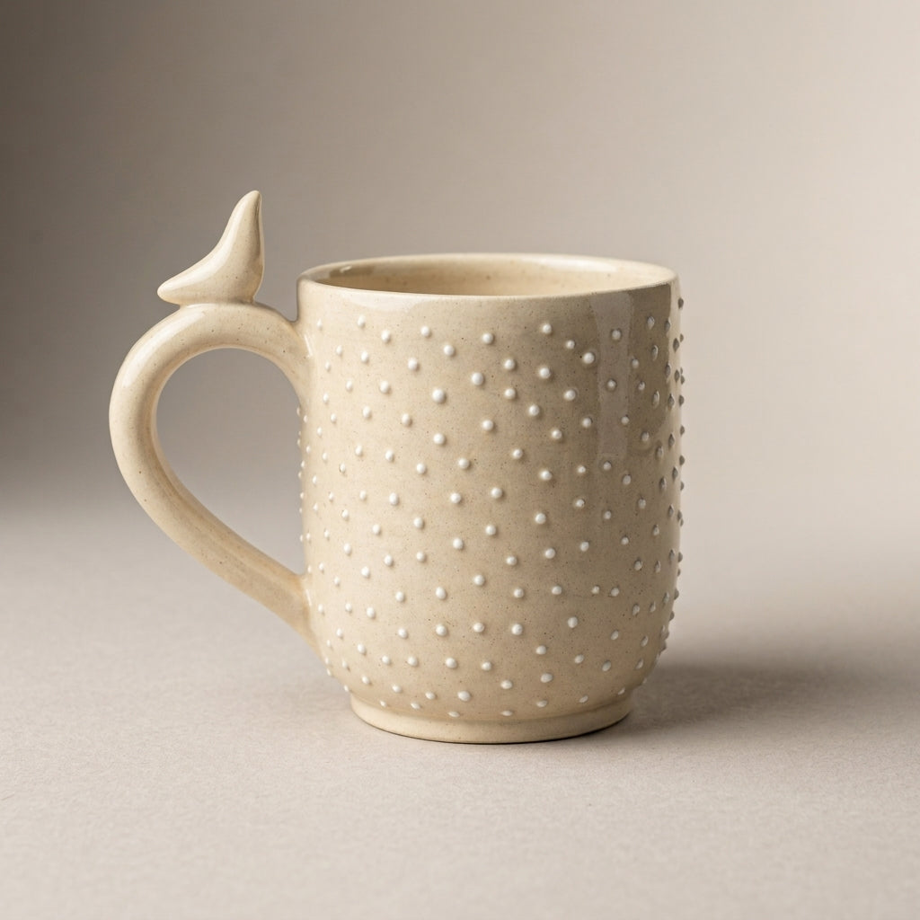 Ceramic mug Whales – handmade