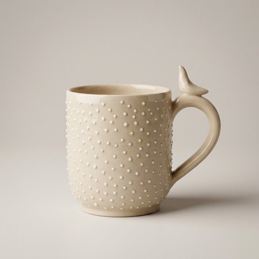 Ceramic mug Whales – handmade