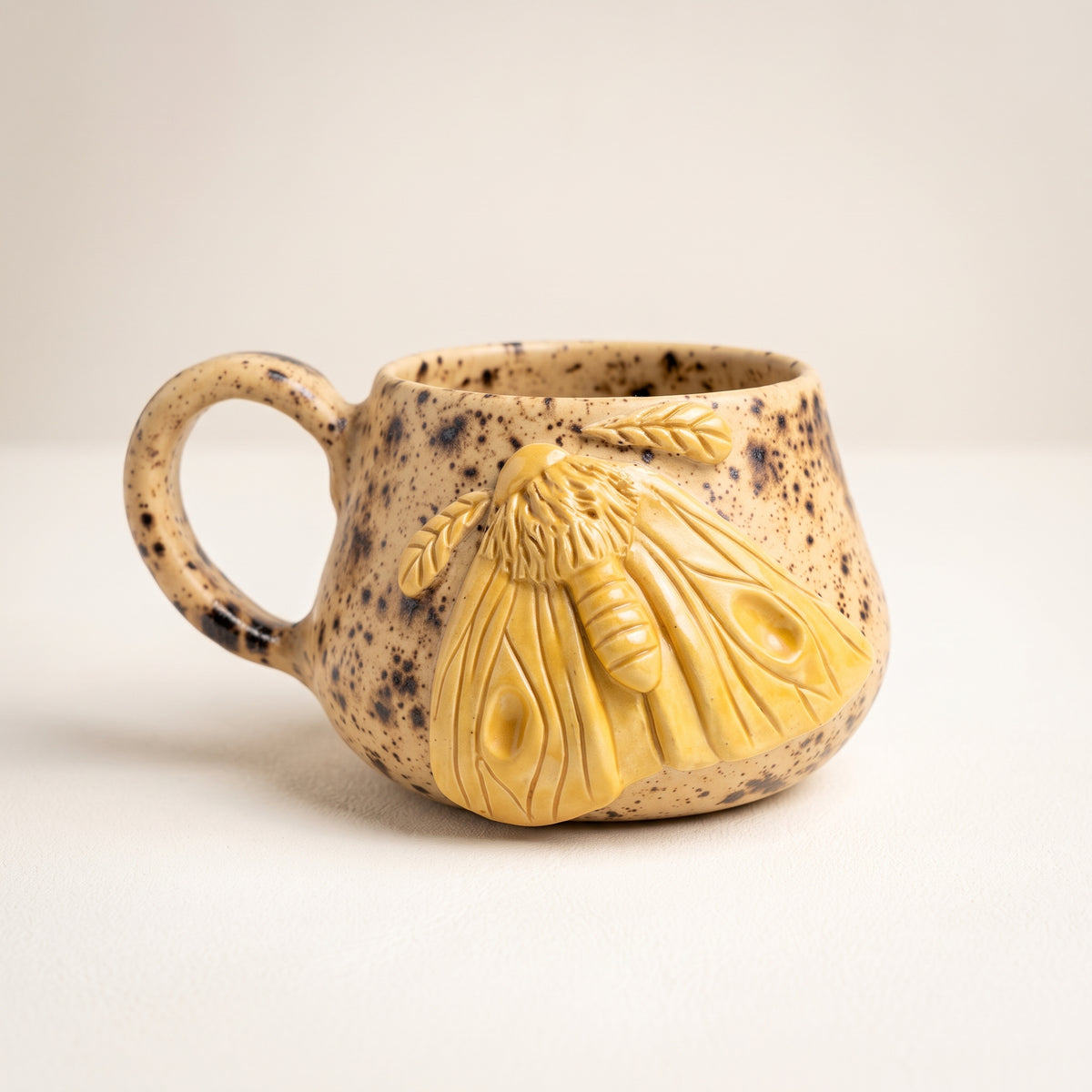 Full Moon ceramic mug - handmade