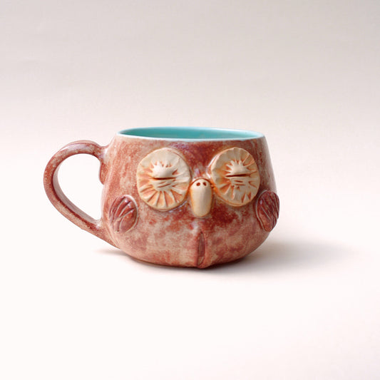 Kubek ceramiczny Sowa – ręcznie robiony Ceramika
