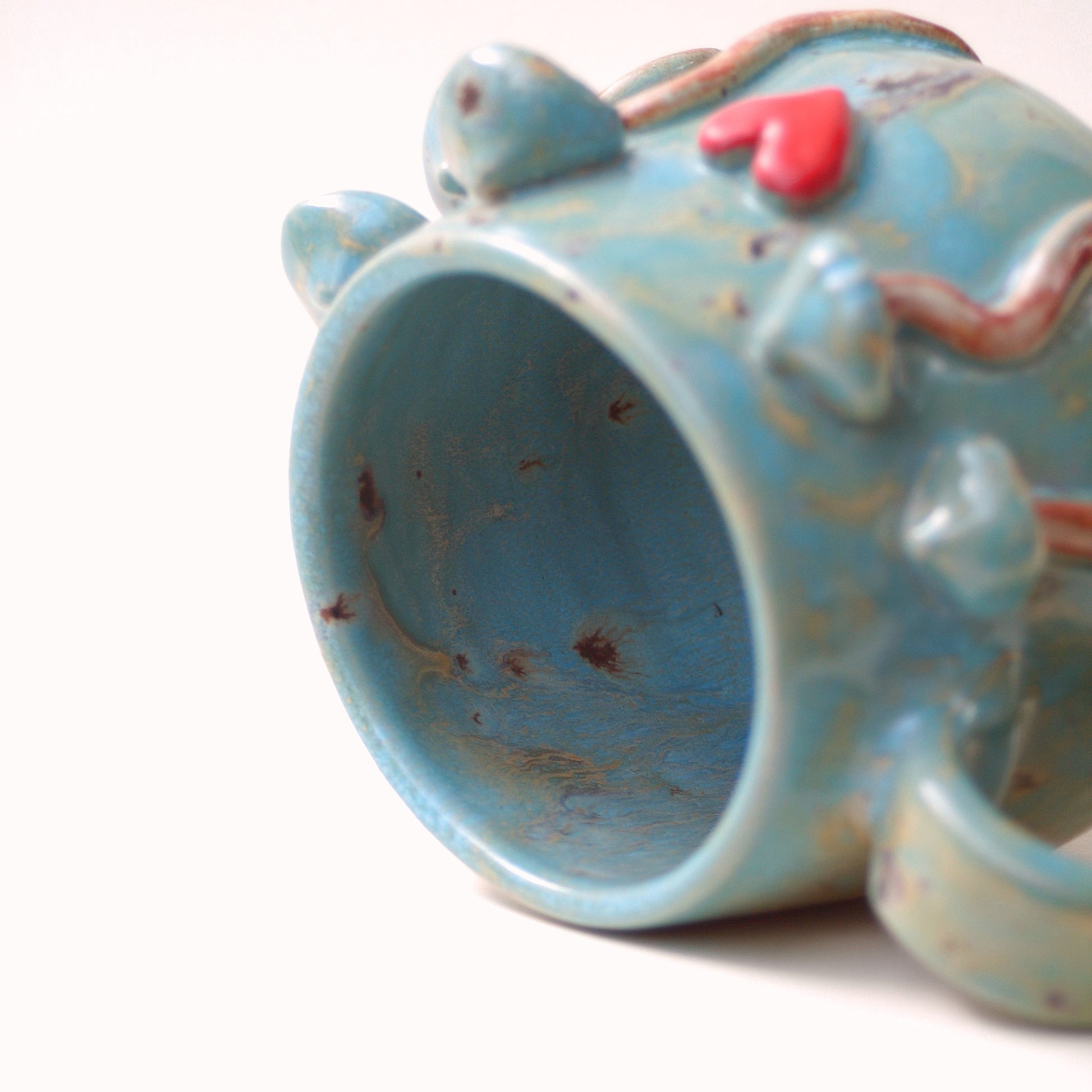 Kubek ceramiczny Grzybobranie z sercem Ceramika