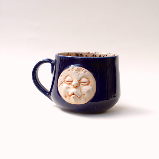 Kubek ceramiczny Pełnia Księżyca – ręcznie robiony Ceramika