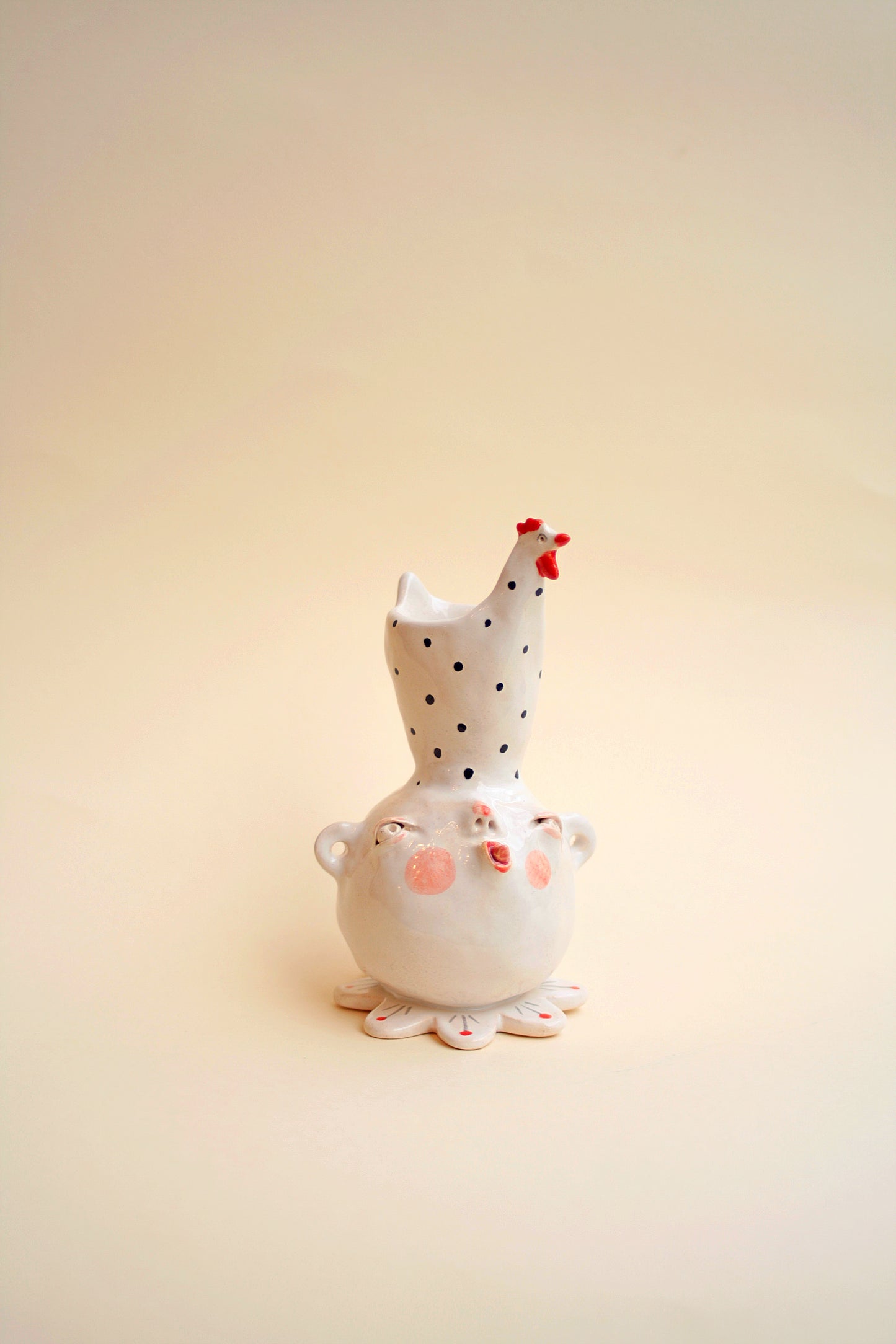 Świecznik ceramiczny Kurka Ceramika