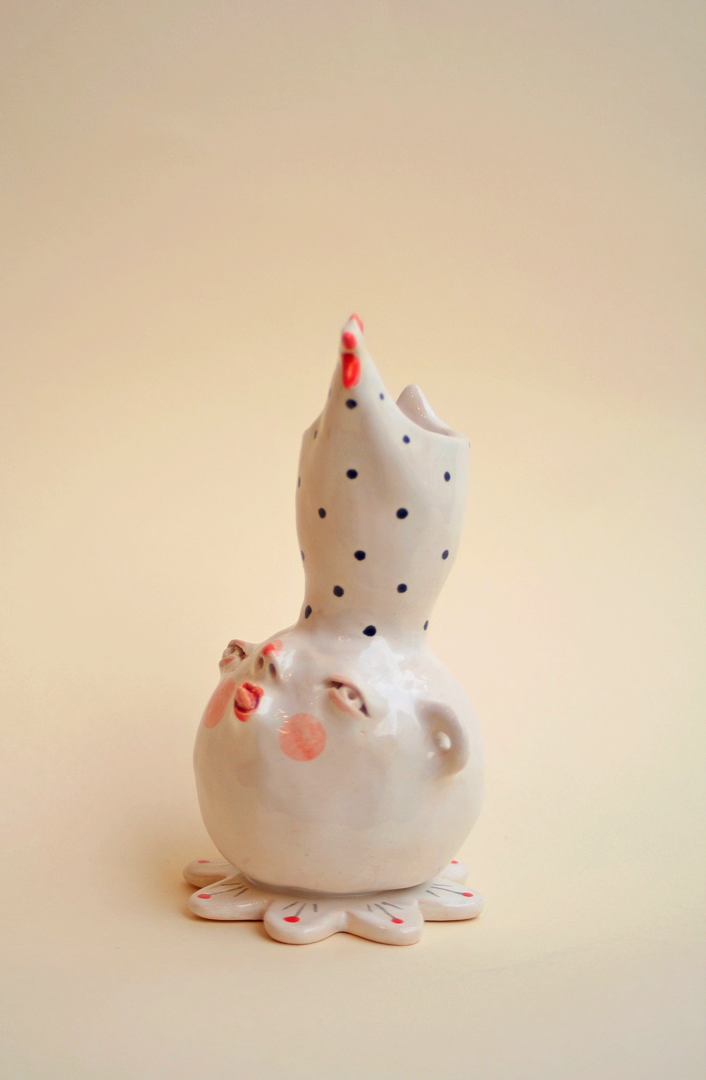 Świecznik ceramiczny Kurka Ceramika