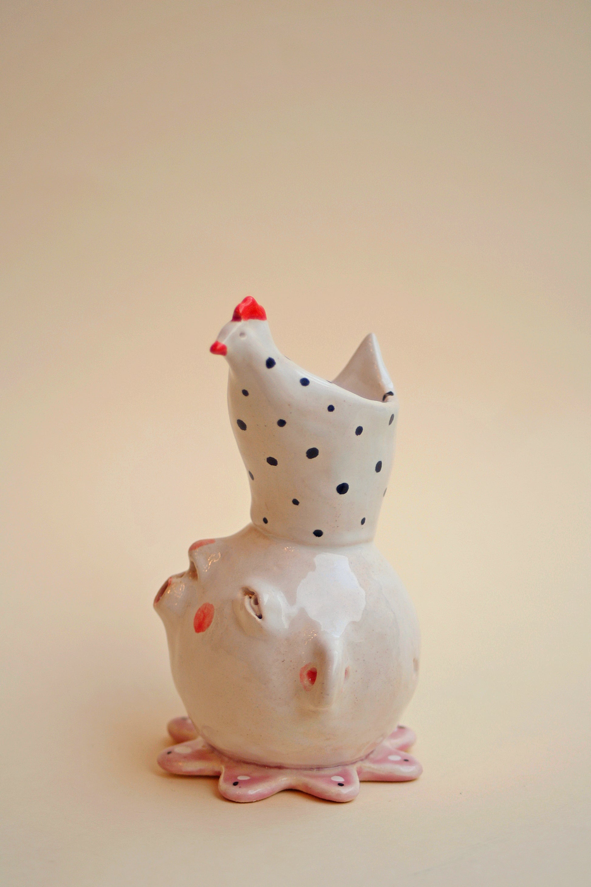 Świecznik ceramiczny Kurka Ceramika