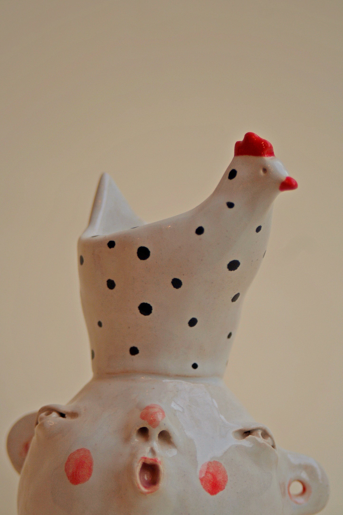 Świecznik ceramiczny Kurka Ceramika