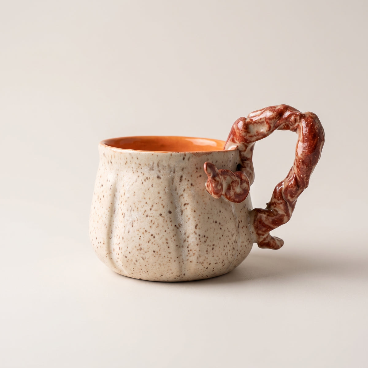 Full Moon ceramic mug - handmade