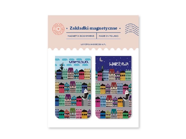 Zakładki Magnetyczne Warszawa Kamieniczki