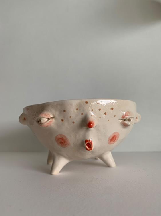Miska ceramiczna handmade „Zaspana Buźka” – Vasa and Lisa